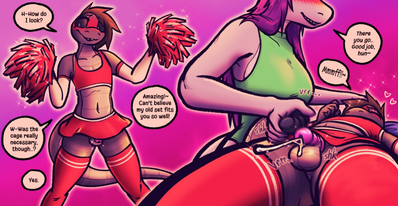 [Atrolux] Amon in Monique's Old Cheerleader Outfit