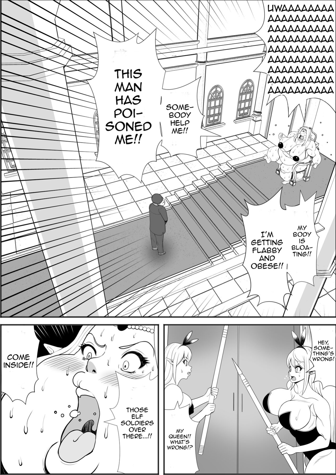 [Nekorondoru (Tokei)] Elf Queen Turned Obese