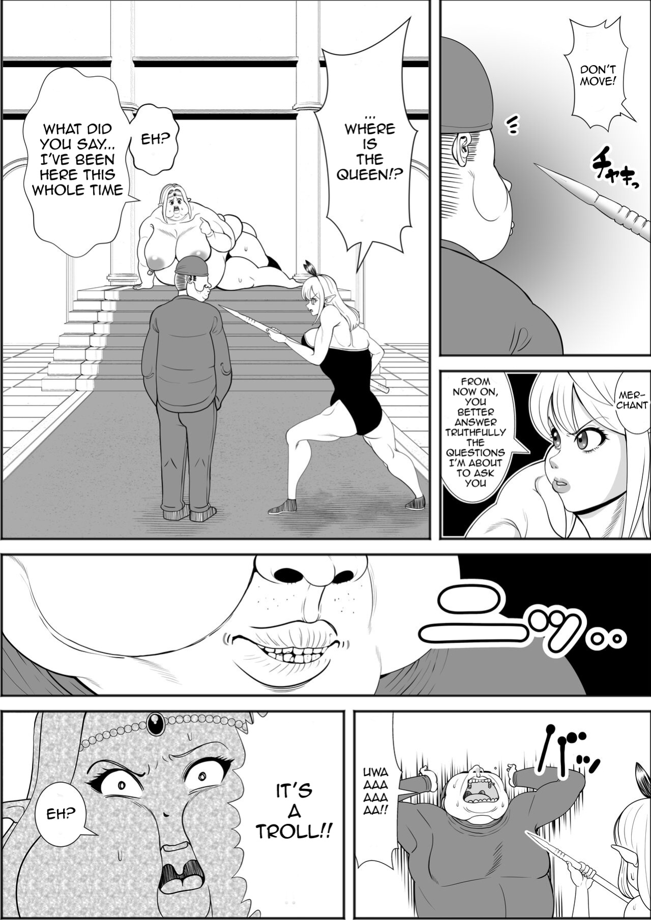 [Nekorondoru (Tokei)] Elf Queen Turned Obese