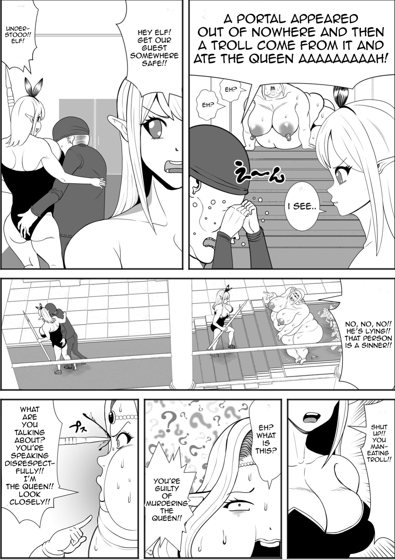 [Nekorondoru (Tokei)] Elf Queen Turned Obese