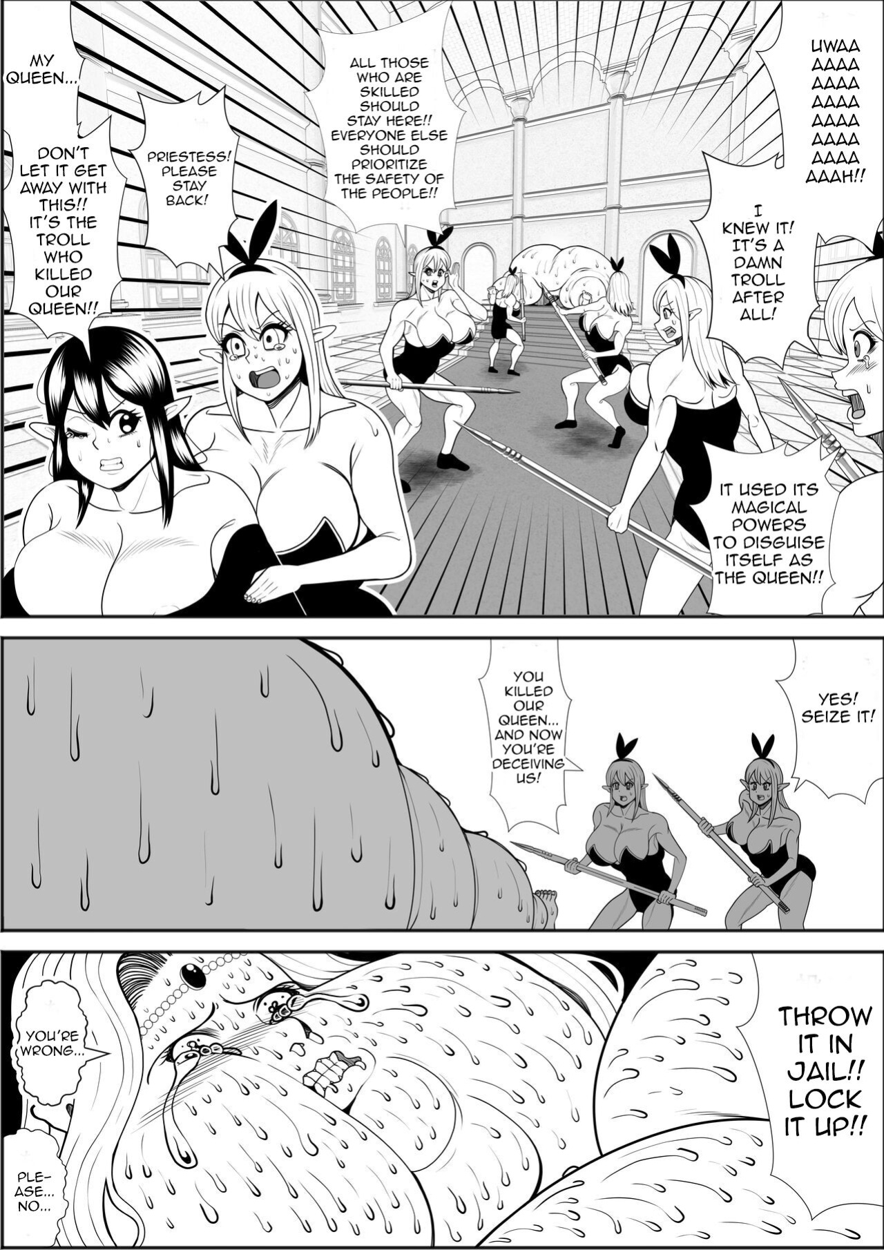 [Nekorondoru (Tokei)] Elf Queen Turned Obese