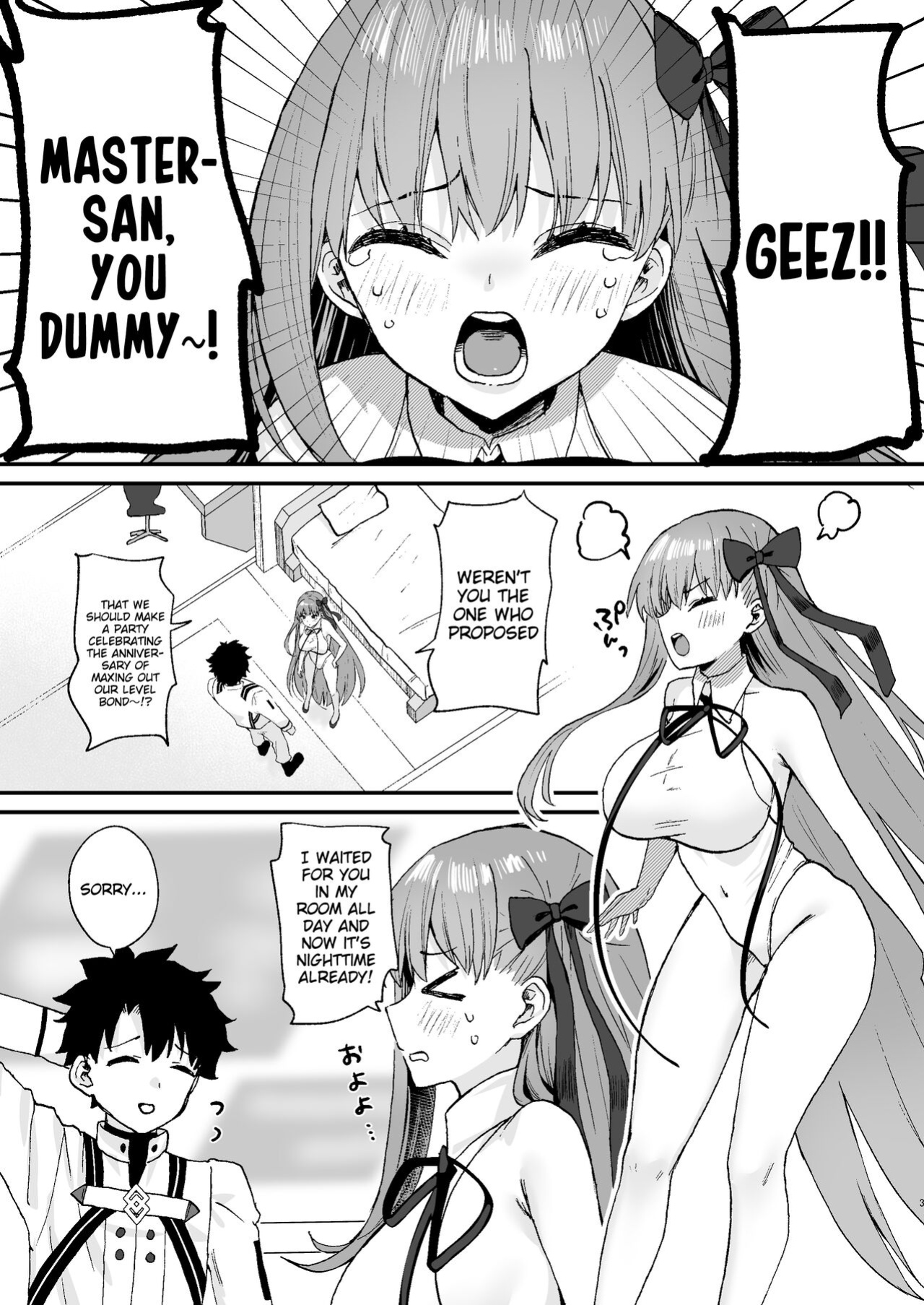 [Torihamu Holic (Yamamura Umi)] BB-chan to Icha Love | Lovet-Dovey with BB-Chan (Fate/Grand Order) [Treize Scans]