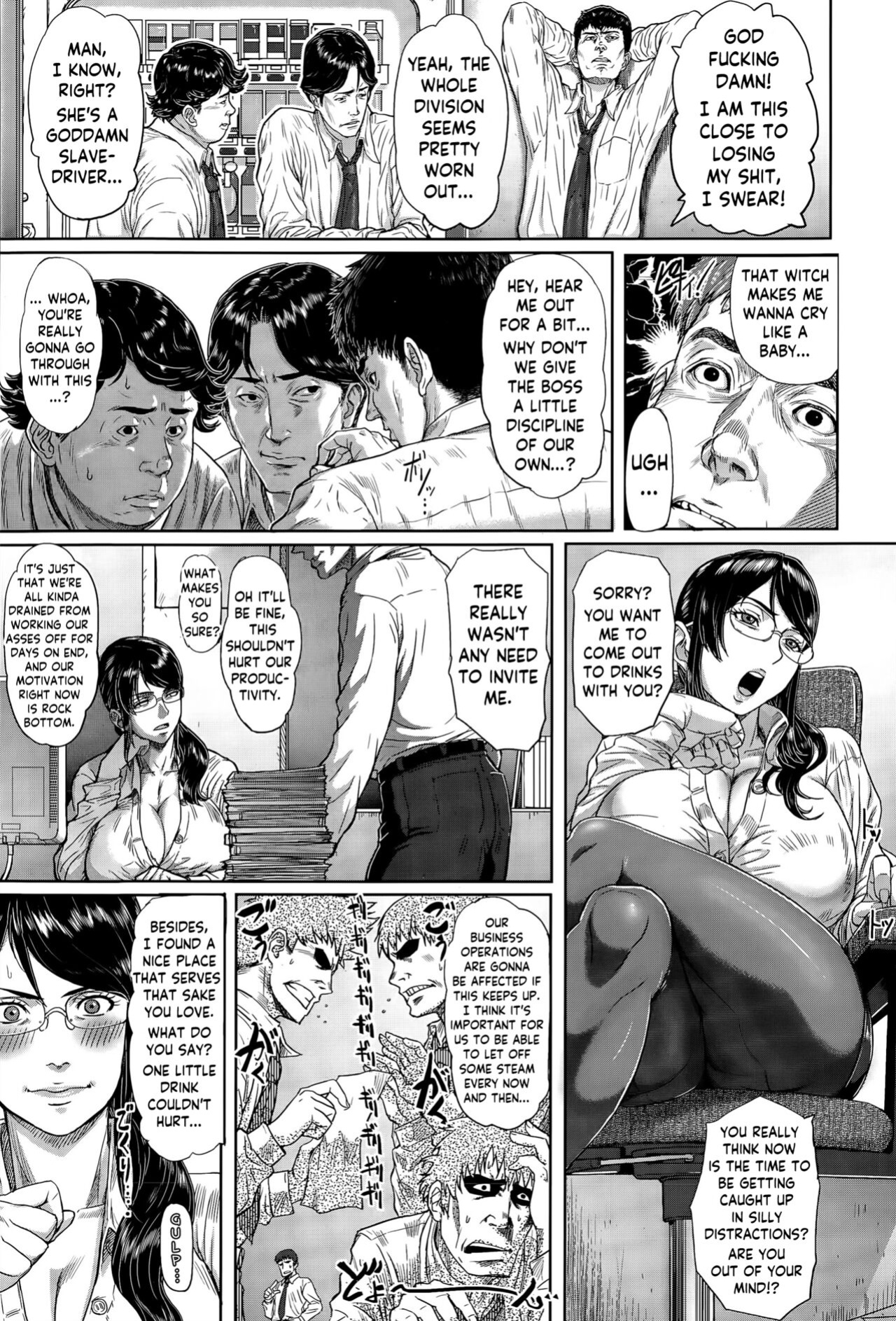 [Katou Tetsuya] Onna Joushi Naburare Jigoku | Miss Boss' Tantalising Torment (ANGEL Club 2015-09) [SaLamiLid]