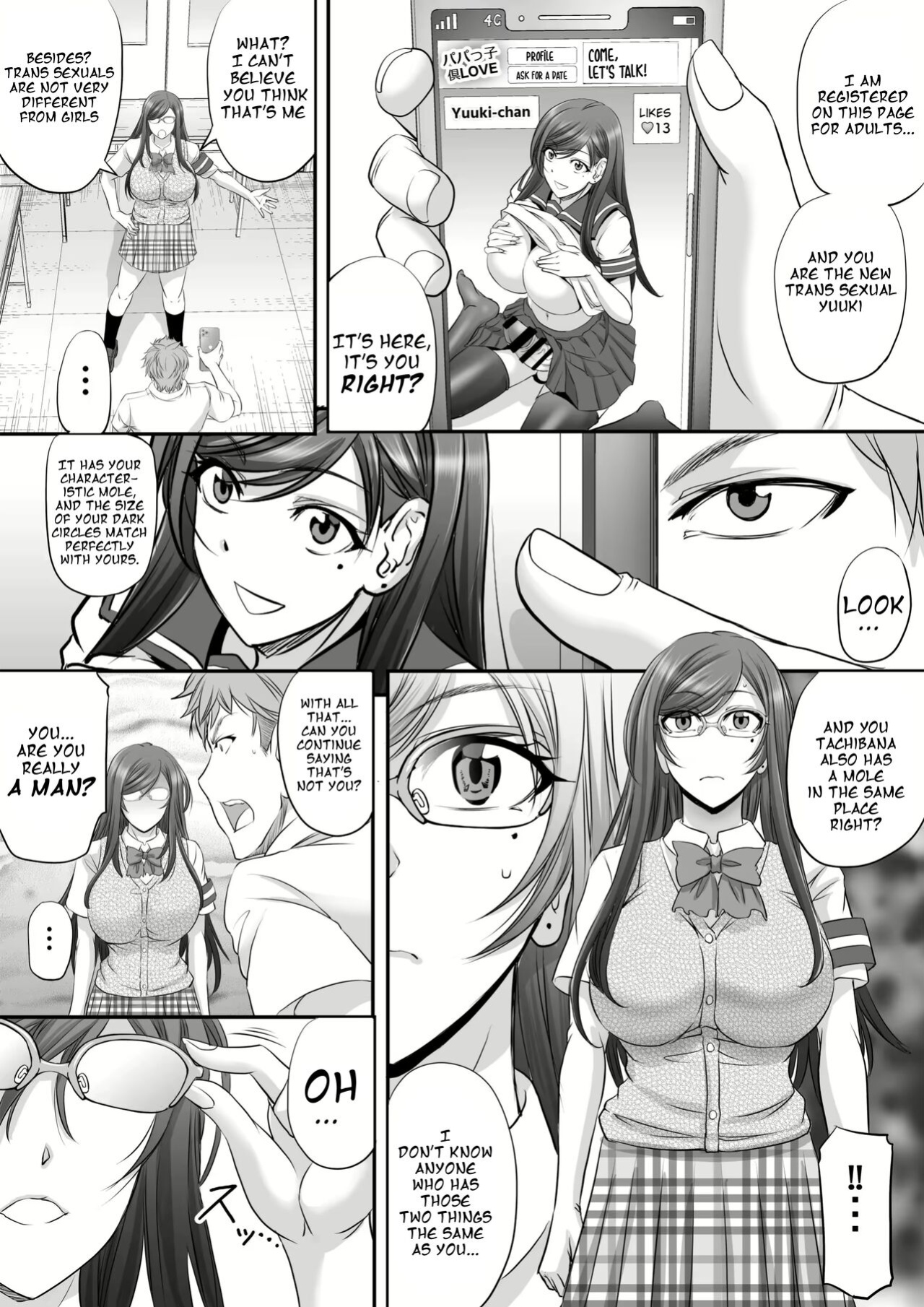 [Monji Koubou (Kikuichi Monji)] Papakatsu Shemale Ga Kanojo Ni Naru Made