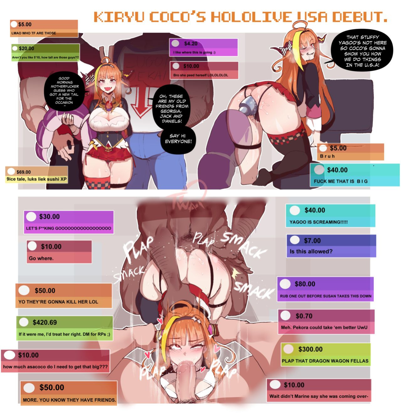 [Thiccwithaq] Kiryu Coco's Hololive USA Debut (Hololive)