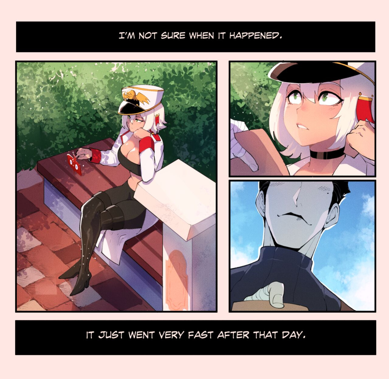 [Thiccwithaq] Sable/Xavion Comic commission
