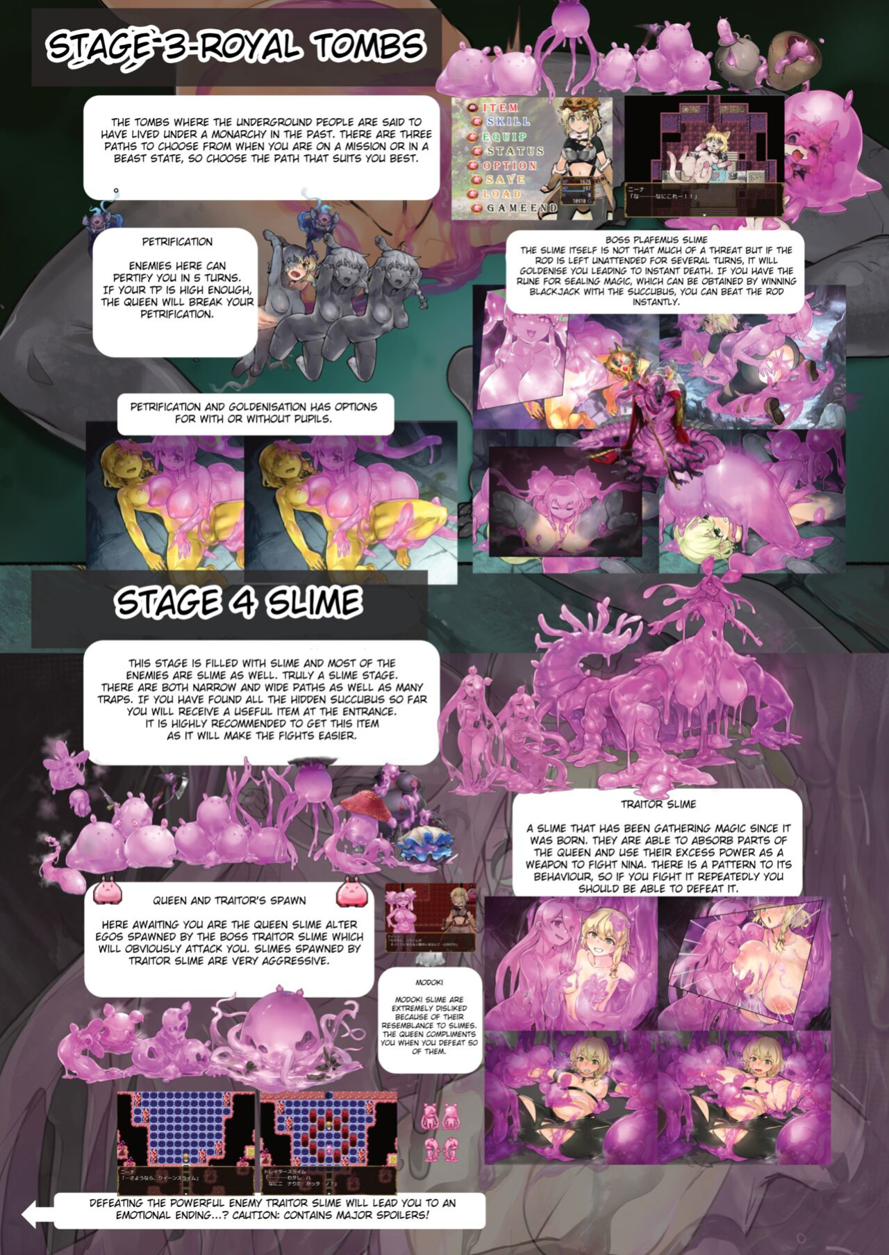 [Slime Yuriverse (Sharia, Aimitsu)] Slime Hunter Nina no Juhon (Fa Zin) Vol.1 | Slime Hunter Nina's Cursed Book (Fanzine) Vol.1
