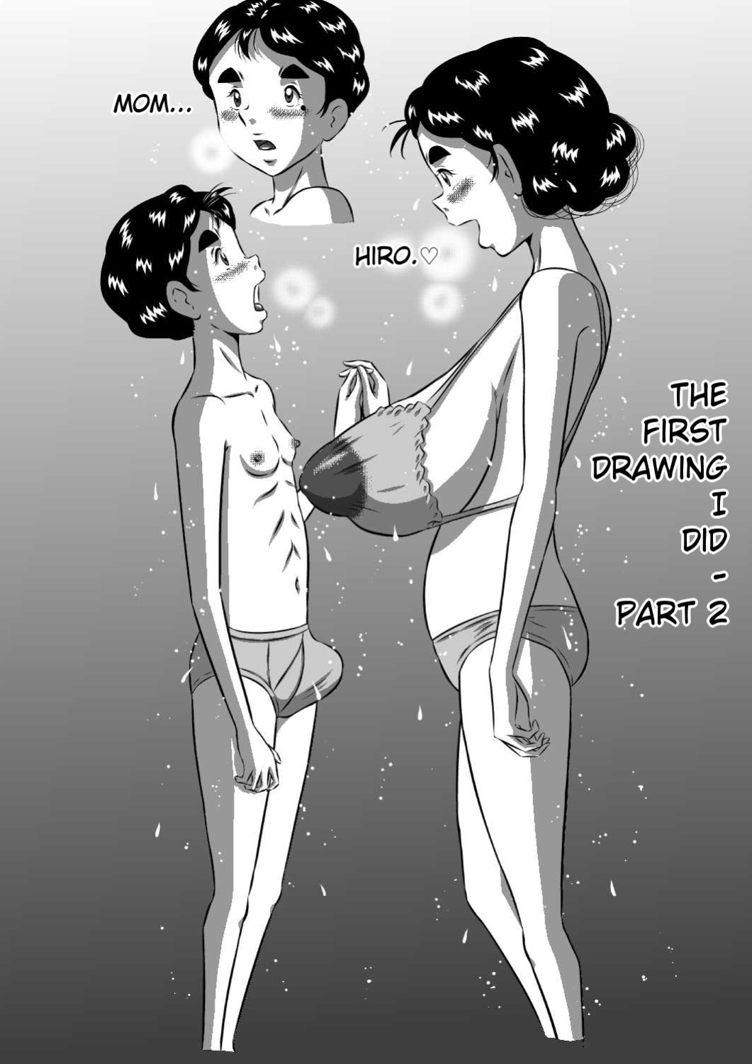 [Milkdou Shoukai (Milk Koubou)] Itoshii Musuko ni Segamarete... Bakunyuu Inbo... Yoshie | My Beloved Son Begged Me