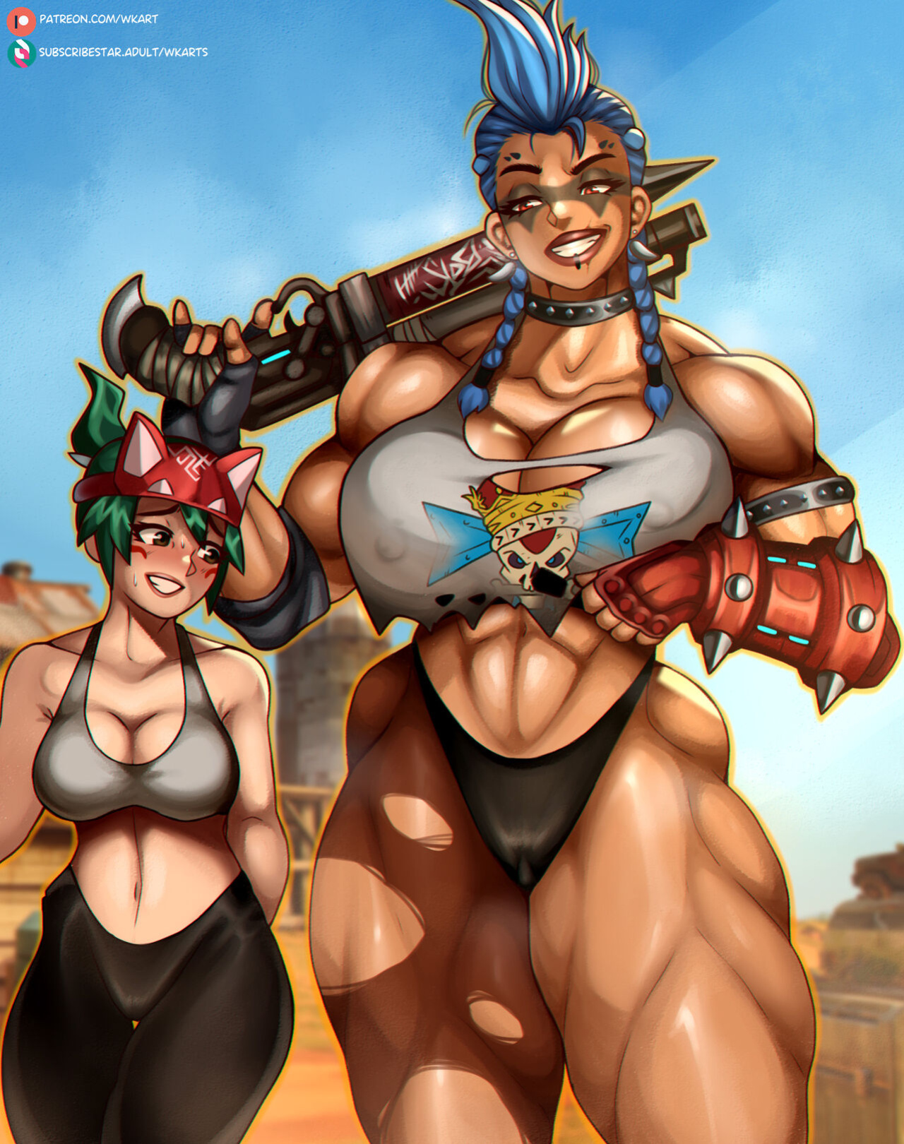 [Wkart] Junker Queen and Kiriko (Overwatch)