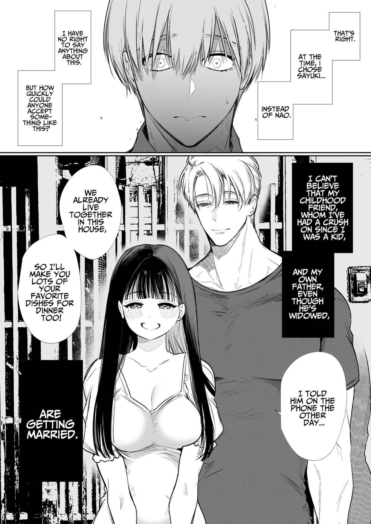 [Yatomomin (Yamamoto Tomomitsu)] Nao-chan NTR ~Suki ni Natta Hito wa, Osananajimi no Otou-san Deshita.~ | Nao-chan NTR - The Person I Fell in Love with was my Childhood friend's Father. ~
