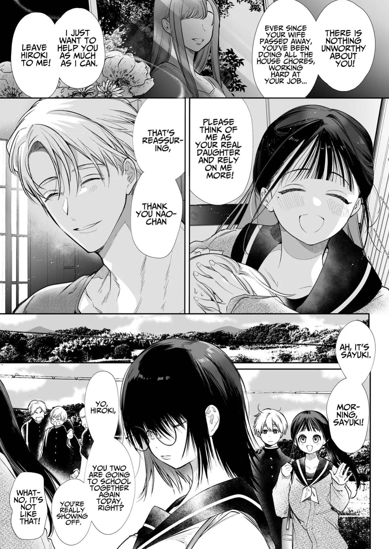[Yatomomin (Yamamoto Tomomitsu)] Nao-chan NTR ~Suki ni Natta Hito wa, Osananajimi no Otou-san Deshita.~ | Nao-chan NTR - The Person I Fell in Love with was my Childhood friend's Father. ~