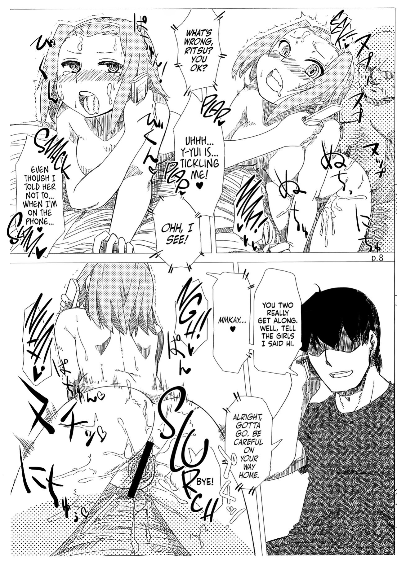 (COMIC1☆5) [Toutaku Tuyagadou (Toutaku)] R.O.T 3 Ricchan ga! Ore no shiranai aida ni! Tsurai! (NeToRare te.) | R.O.T Ricchan in Pain! Only I Didn’t Know She Was Taken by an Old Man (Cuckolded) (K-ON!) [head empty]
