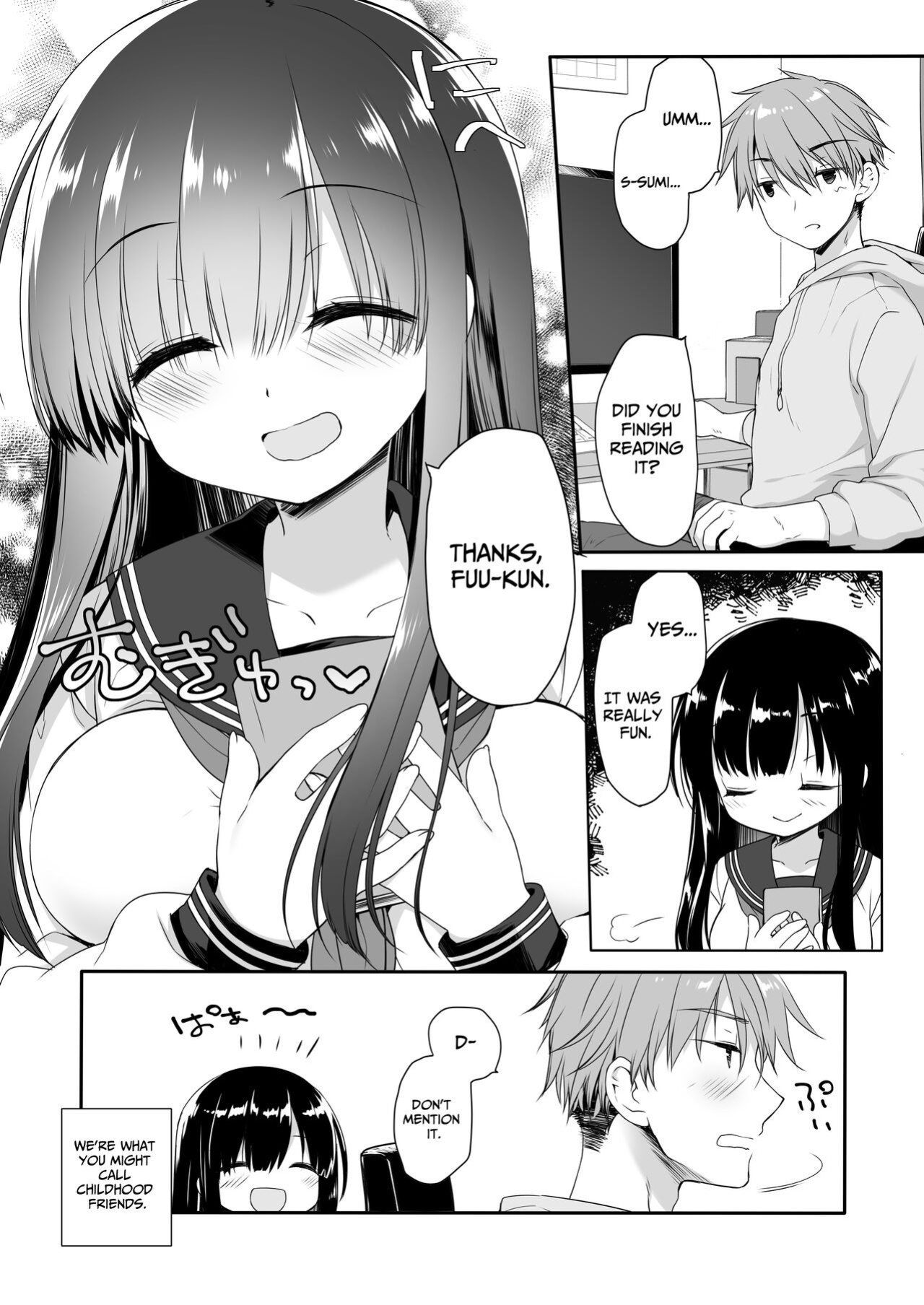 [Skip Beat Studio (Miyasu Risa, Hazumi Kei)] Jimi Bakunyuu Osananajimi no Oppai o 3-Jikan Momi Tsuzuketara Taihen na Koto ni Natta [nasmas]