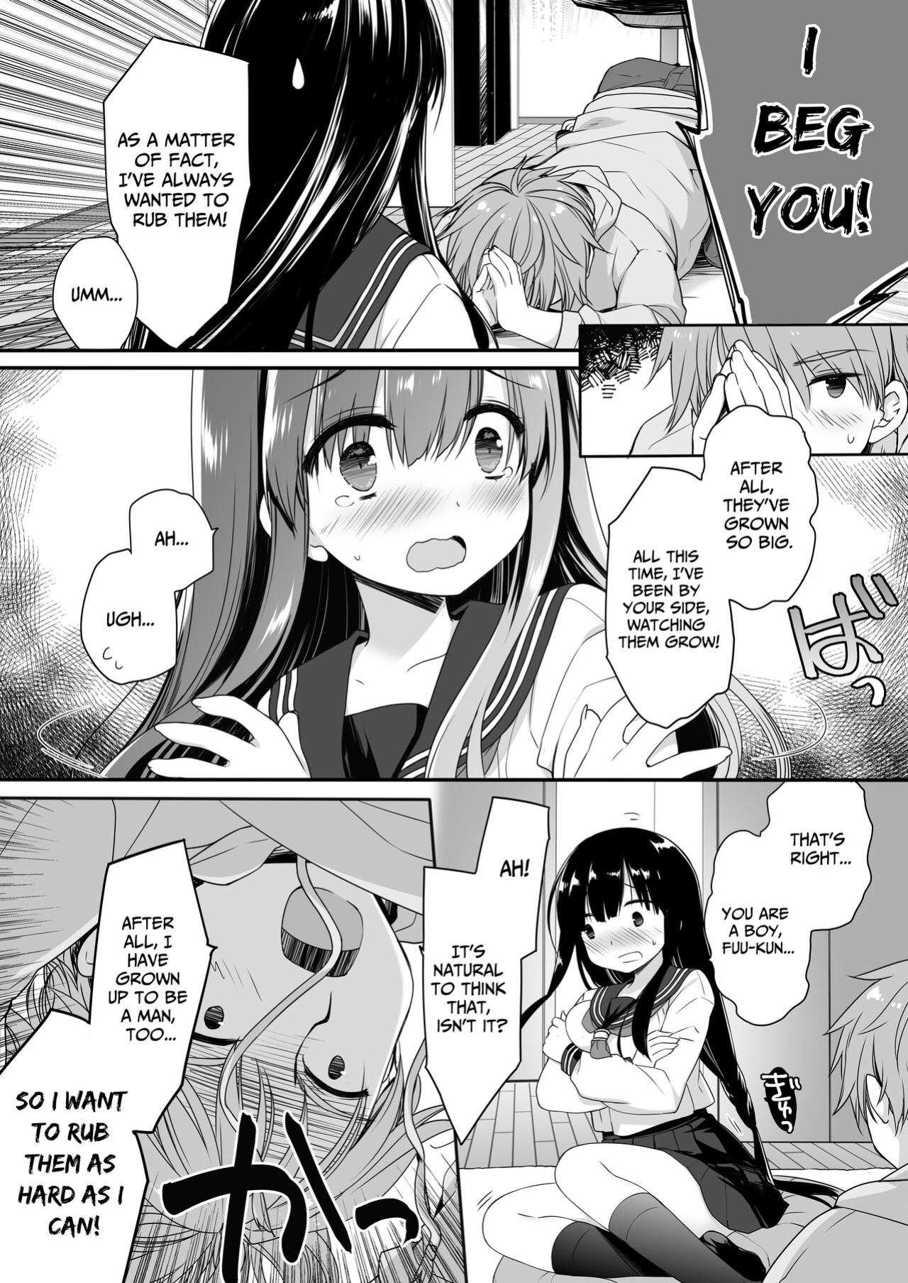 [Skip Beat Studio (Miyasu Risa, Hazumi Kei)] Jimi Bakunyuu Osananajimi no Oppai o 3-Jikan Momi Tsuzuketara Taihen na Koto ni Natta [nasmas]