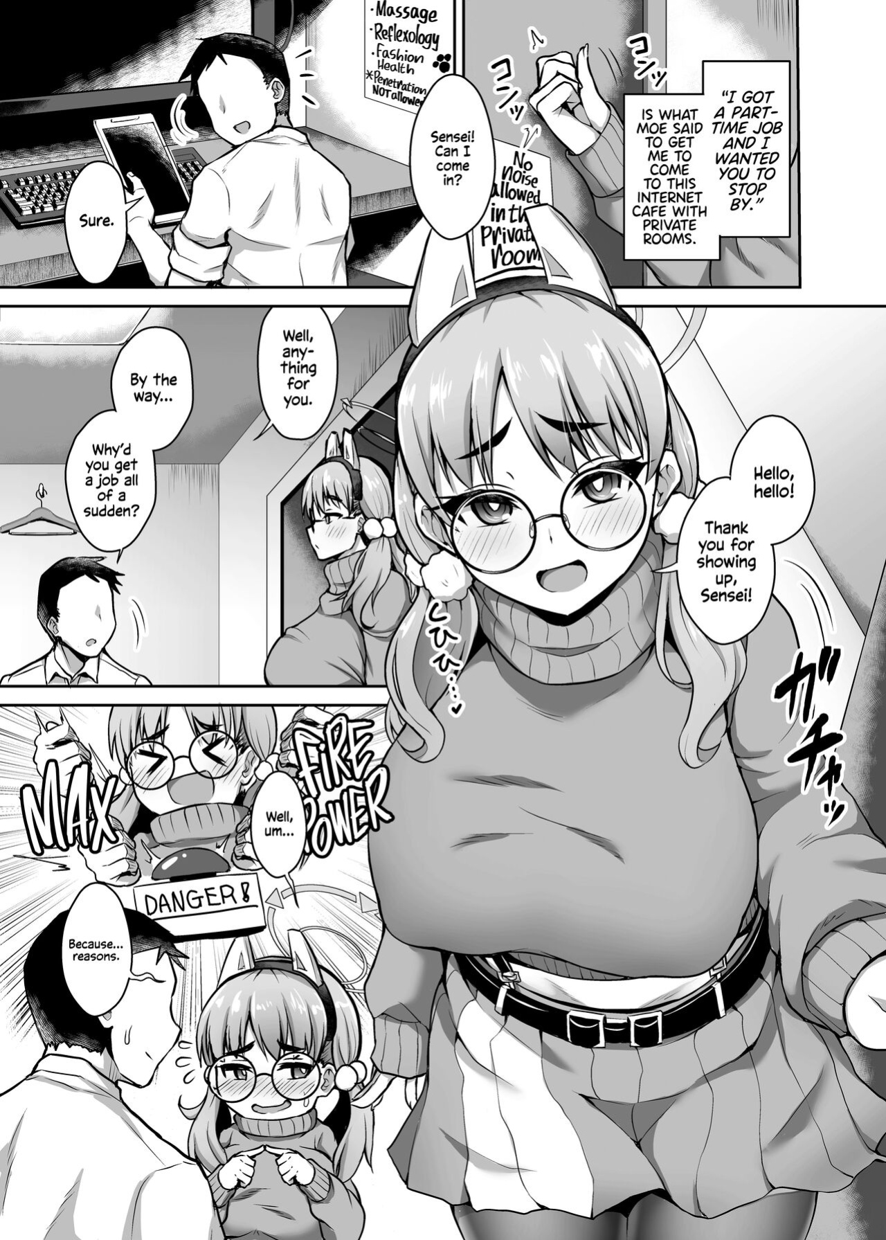 [Fushinsya_Guilty (Ikue Fuji)] Kivotos Fuuzoku Kazekura Moe - Kivotos adult entertainment | Sexcapades in Kivotos - Kazekura Moe (Blue Archive) [Shiromaru]