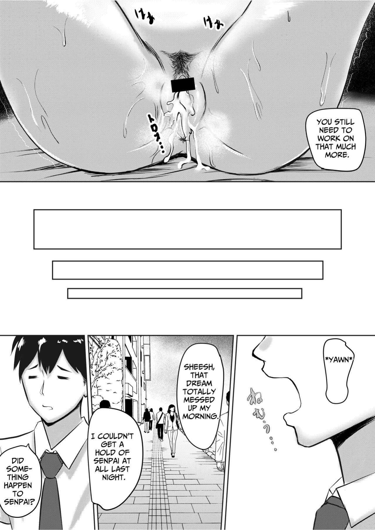 [Yamitsukihaguhagu (Kuware)] The Serious Senpai Works Overtime As She Is Made To Cum Until Morning [Penguin Piper]
