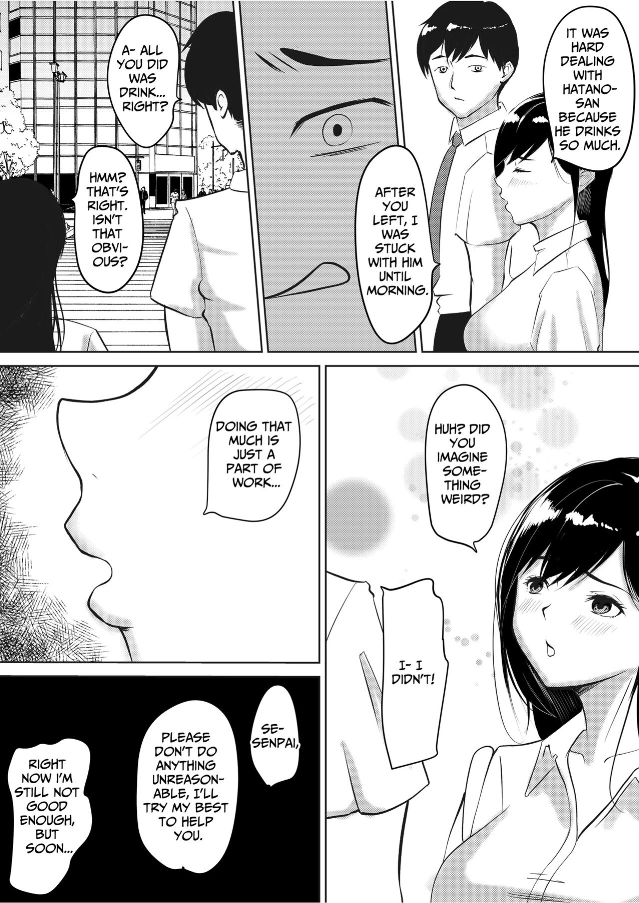 [Yamitsukihaguhagu (Kuware)] The Serious Senpai Works Overtime As She Is Made To Cum Until Morning [Penguin Piper]