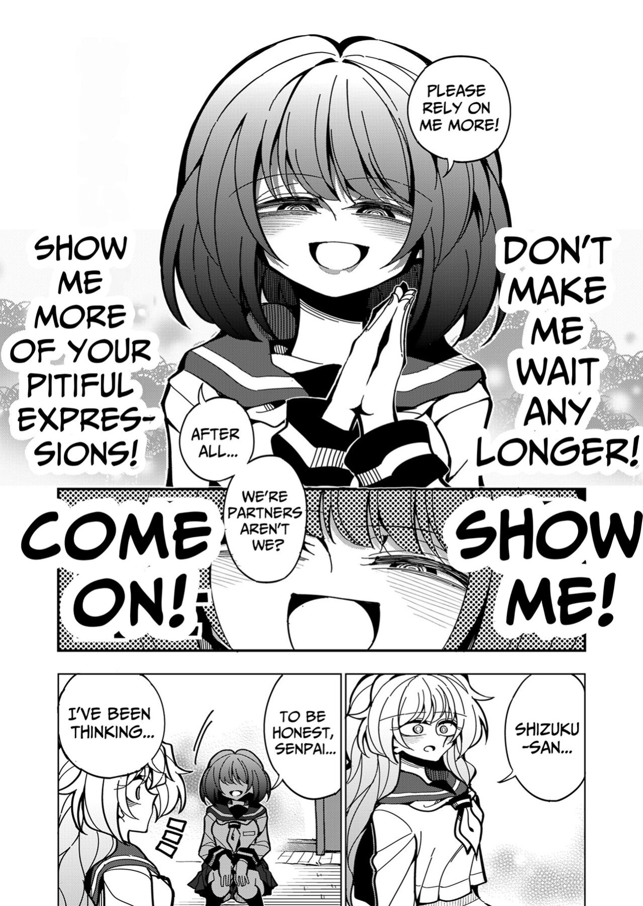 [7 Colored LED (Nekonso)] Shizuku to Shiori If (Zenpen) -5-ka de Oboeru! Futanari Onanie no Susume | Shizuku & Shiori ~It's Up to Me To Service Futanari-modified Senpai!~ [Pink Glass TL]