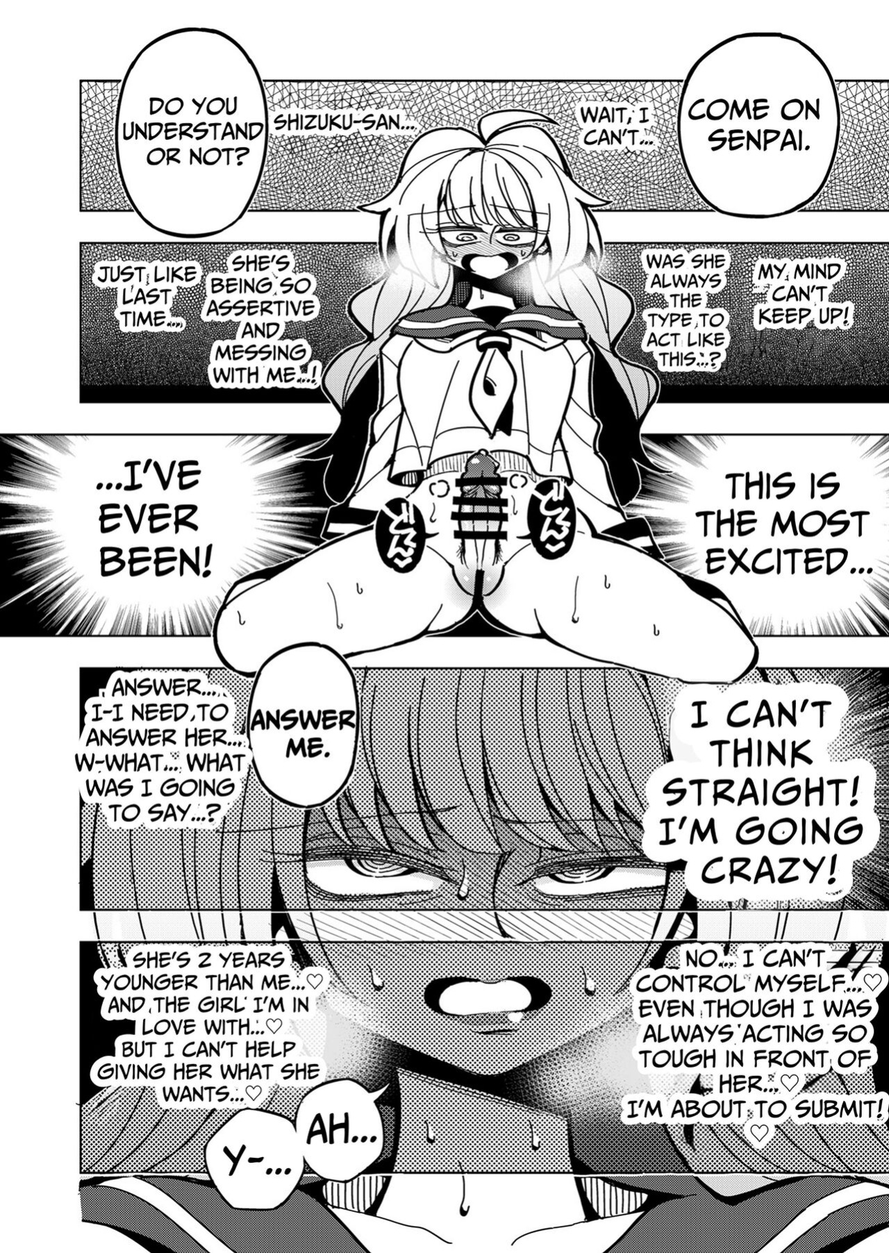 [7 Colored LED (Nekonso)] Shizuku to Shiori If (Zenpen) -5-ka de Oboeru! Futanari Onanie no Susume | Shizuku & Shiori ~It's Up to Me To Service Futanari-modified Senpai!~ [Pink Glass TL]