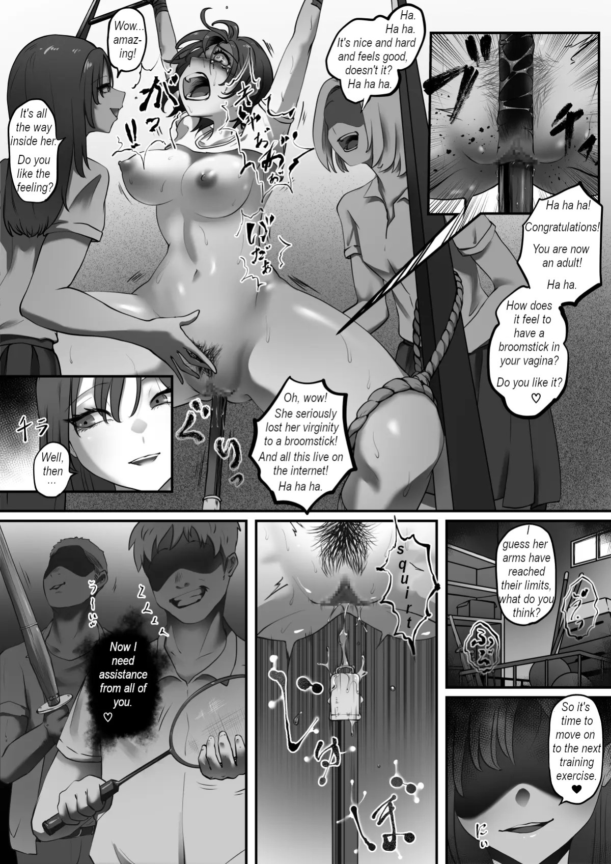 [Ibitsu na Circle (Ibitsu Sugiru)] Kyoushitsu no Omocha | Training assistance for the bad athlete. [fehumpet]