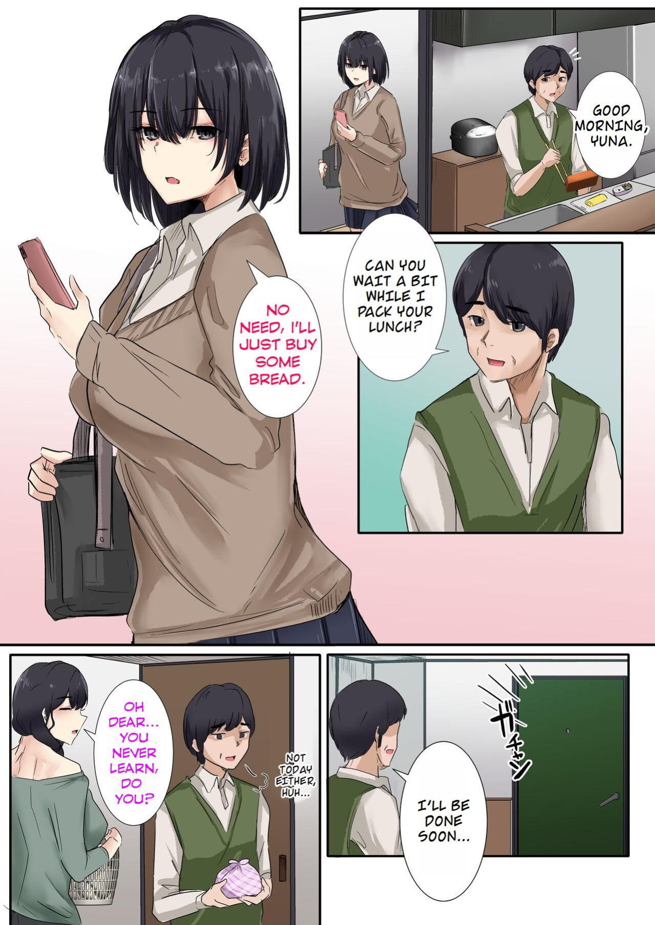 [Merukoro (KANIKORO)] Otou-san to Sex Shitara Dame desu ka? (Is it wrong to have sex with my dad?) [MTL]