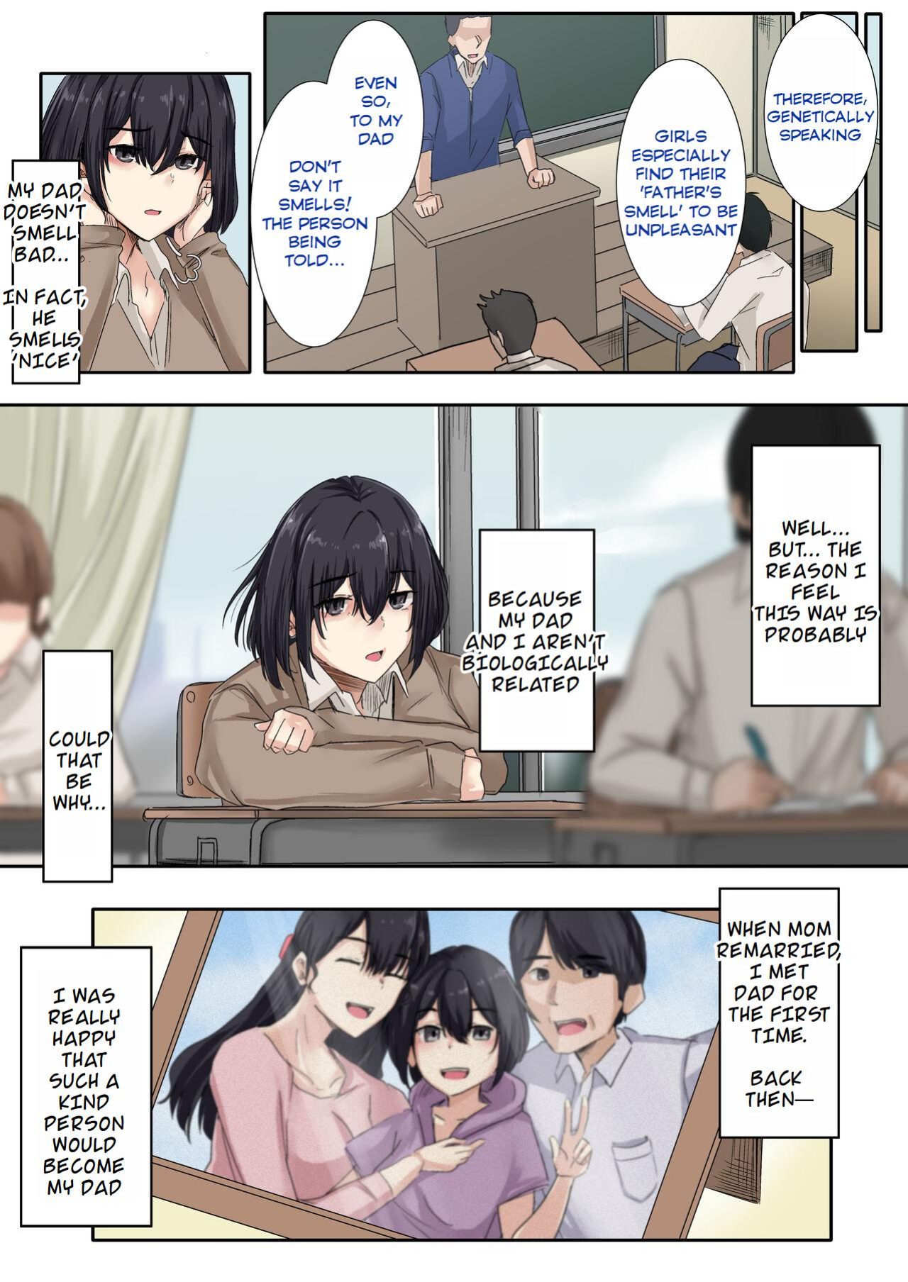 [Merukoro (KANIKORO)] Otou-san to Sex Shitara Dame desu ka? (Is it wrong to have sex with my dad?) [MTL]
