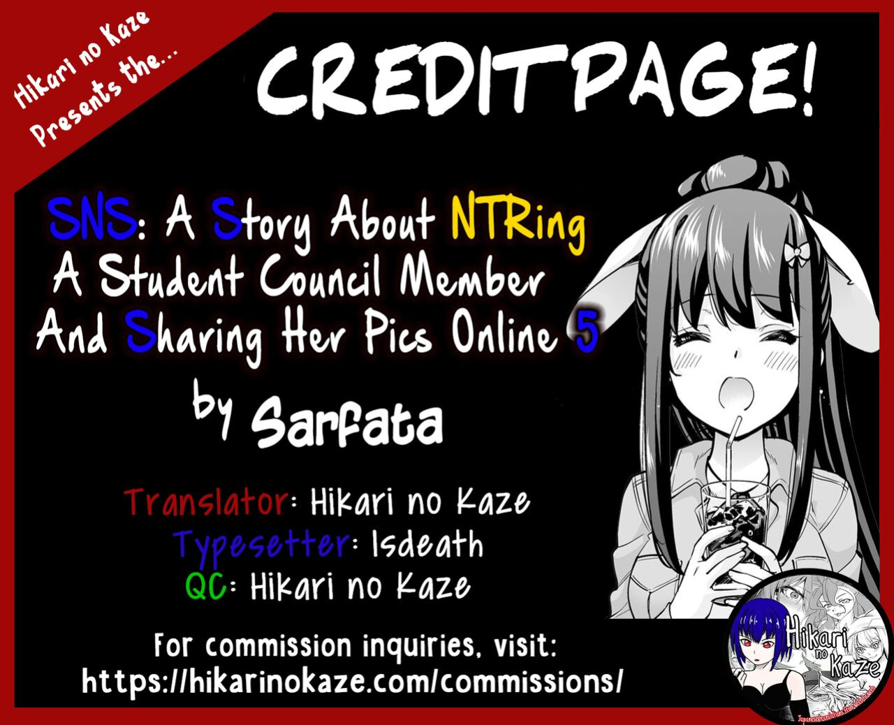 [sarfatation (Sarfata)] SNS Seitokai Yakuin o Netotte Share suru Hanashi. 5 [Hikari no kaze]