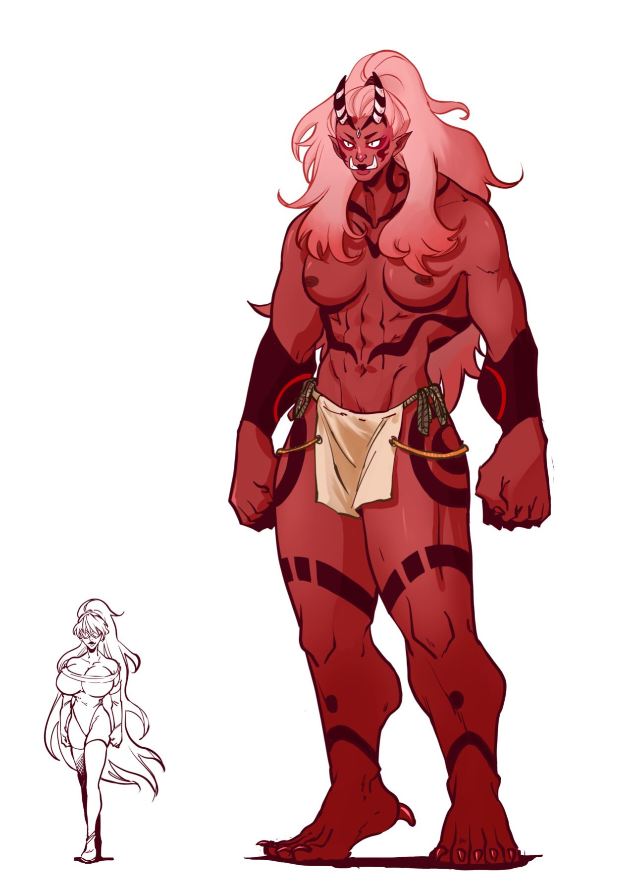 Super MILF vs. Red Oni (Spinnerette)