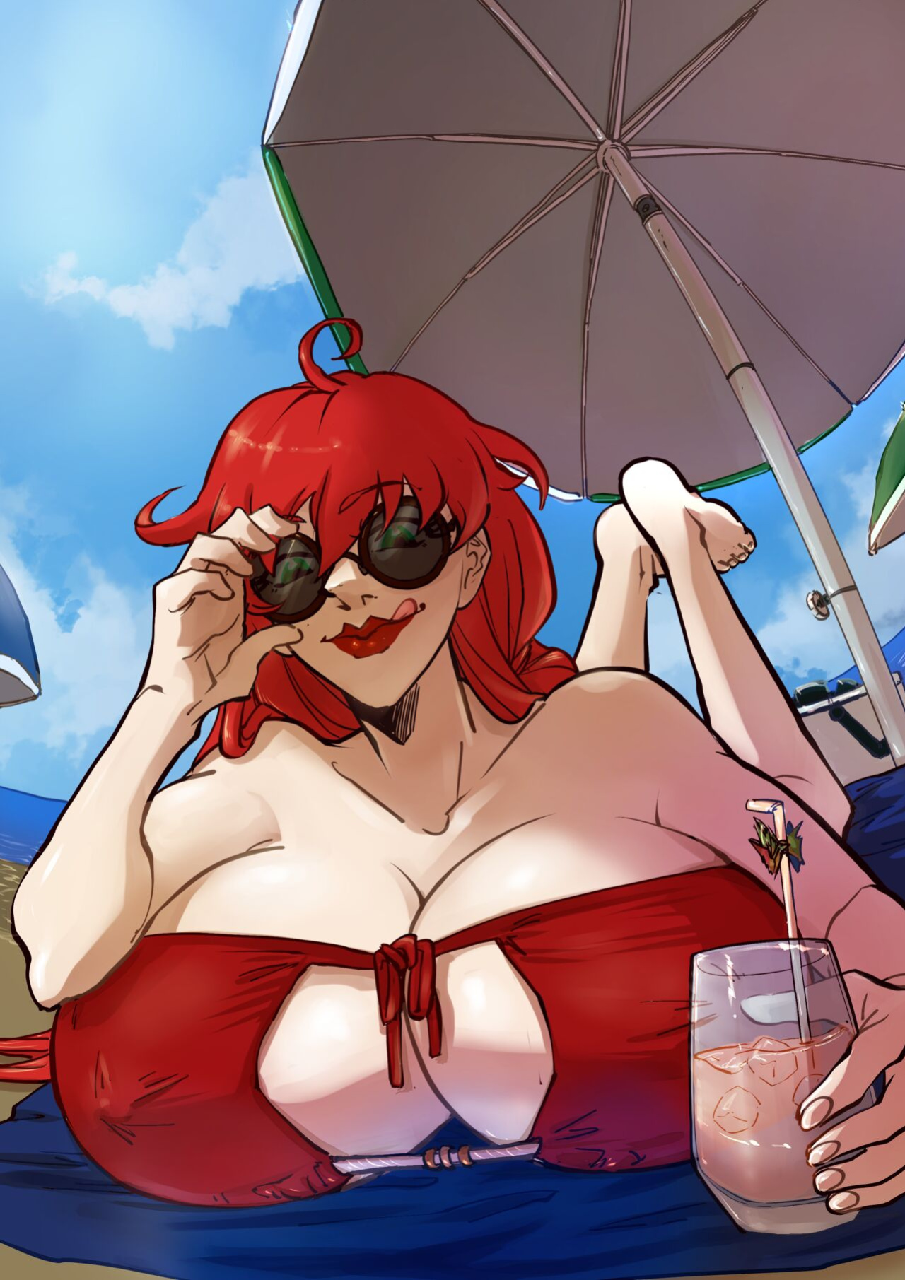Super MILF vs. Red Oni (Spinnerette)