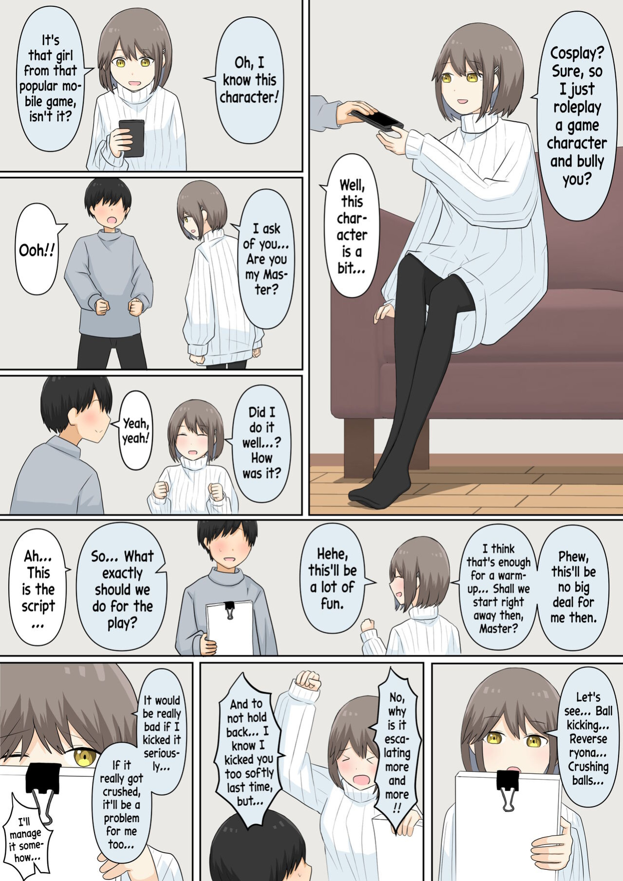 [Kaoinshou Zero, Shigu] A Story About Confessing My Masochistic Tendencies To My Childhood Friend And Having Her Bully Me | Osananajimi Kanojo ni Mazobare Shite Ijimete Morau Hanashi [mali]