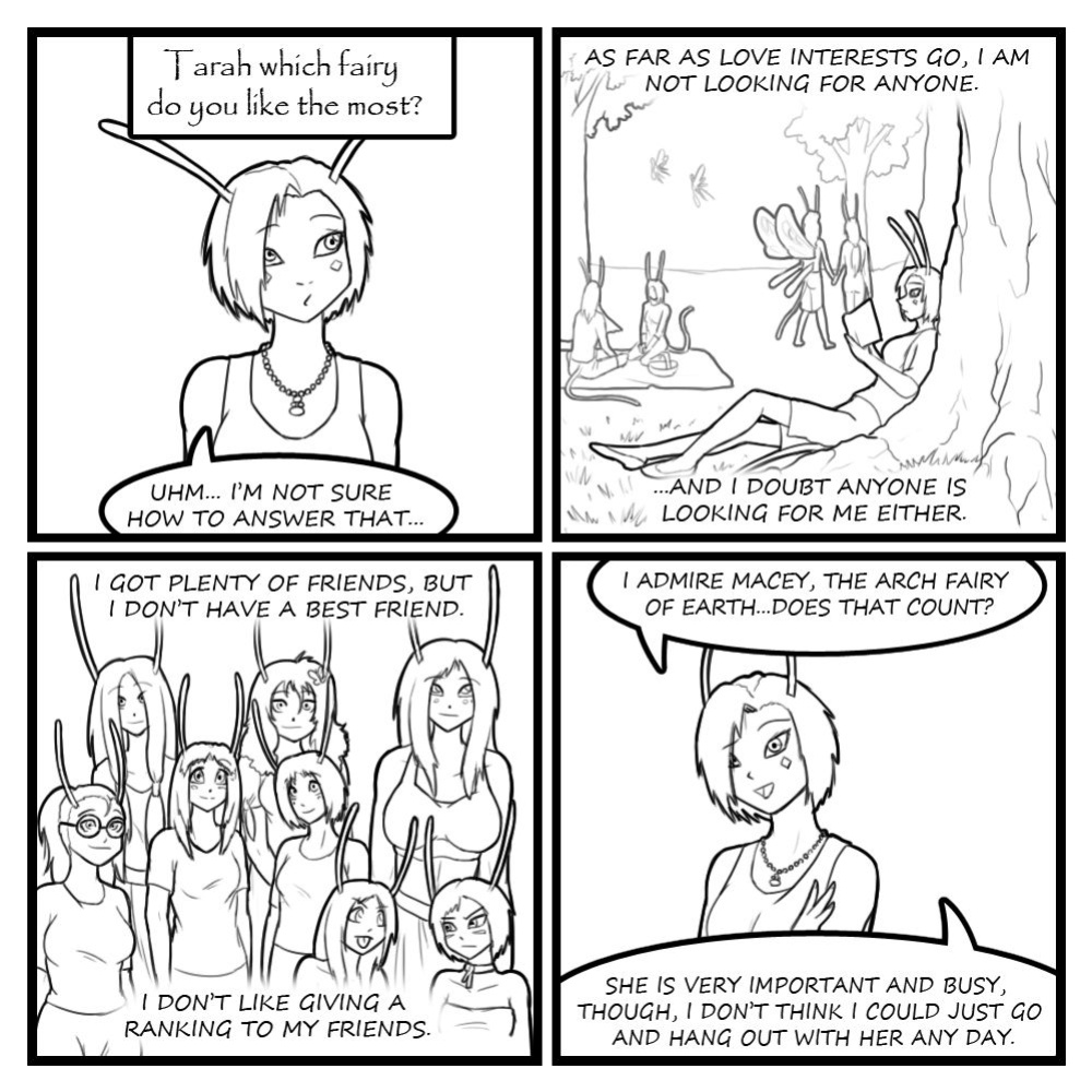 [Eldrik] Fairies vs Tentacles - Character Questions