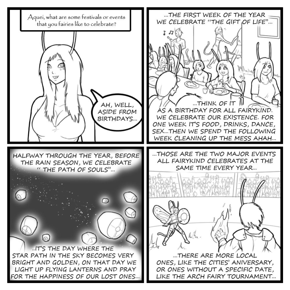 [Eldrik] Fairies vs Tentacles - Character Questions