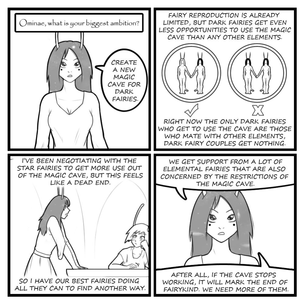 [Eldrik] Fairies vs Tentacles - Character Questions
