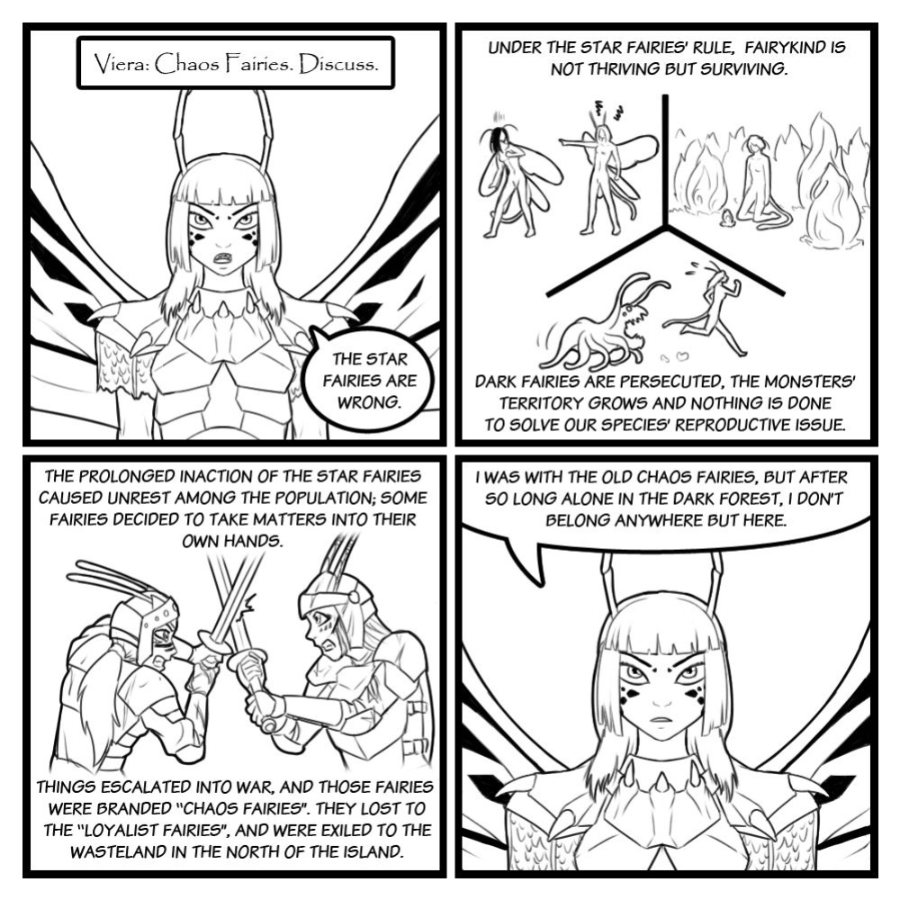 [Eldrik] Fairies vs Tentacles - Character Questions
