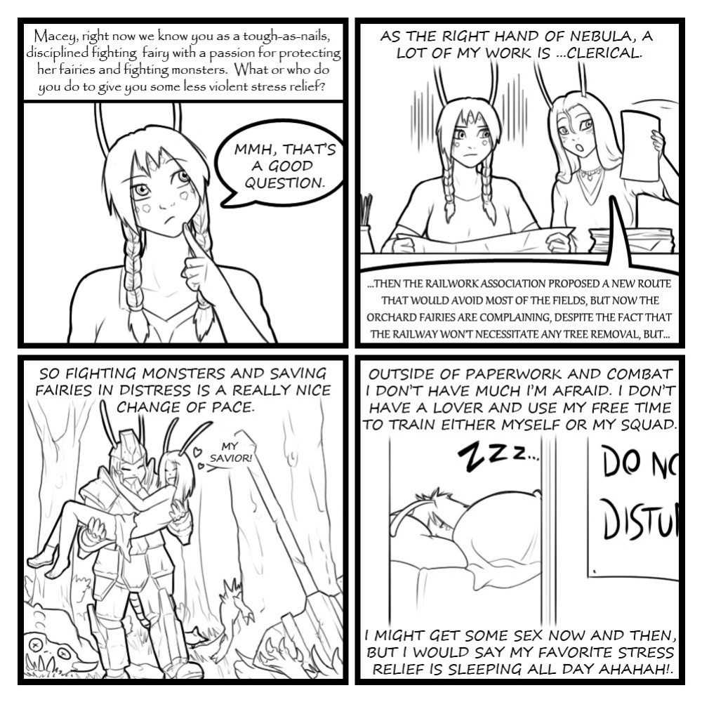 [Eldrik] Fairies vs Tentacles - Character Questions