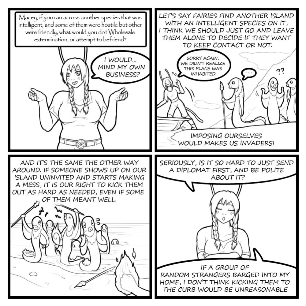 [Eldrik] Fairies vs Tentacles - Character Questions