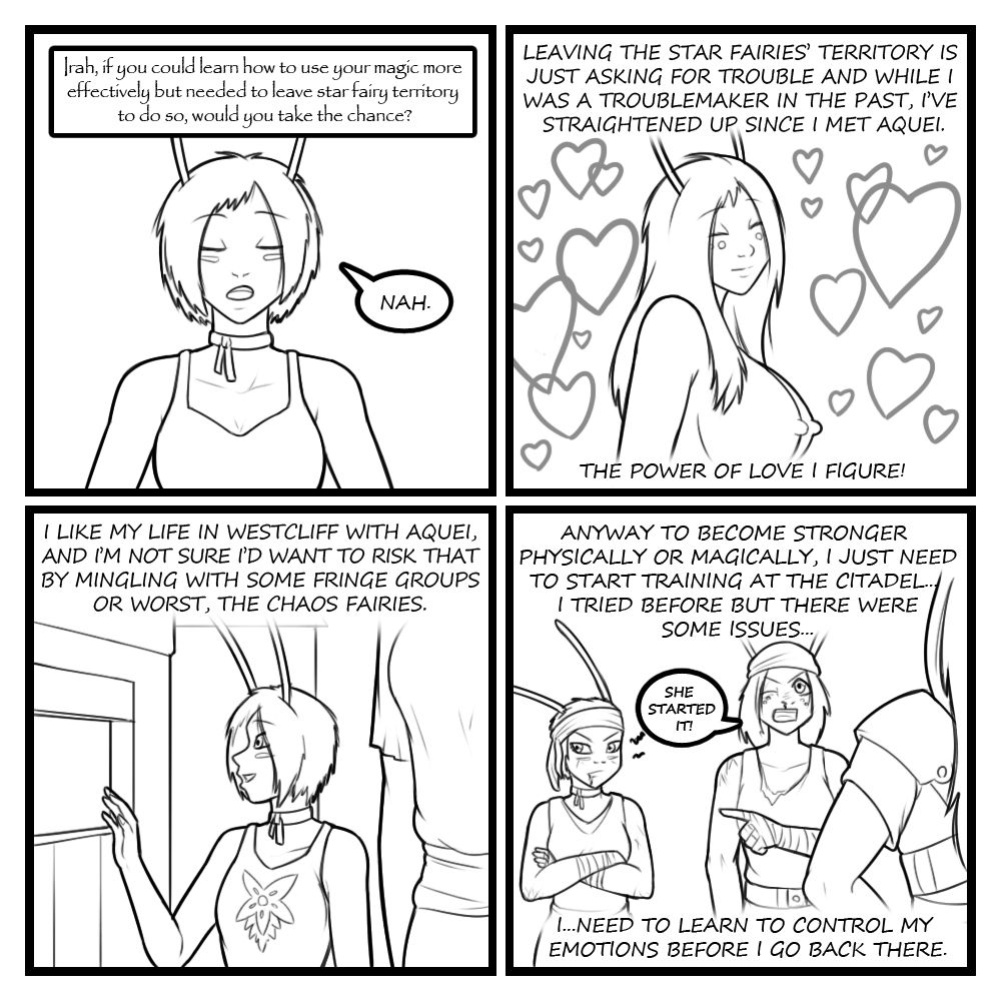 [Eldrik] Fairies vs Tentacles - Character Questions