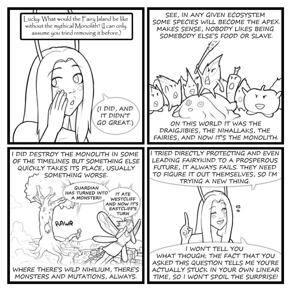 [Eldrik] Fairies vs Tentacles - Character Questions