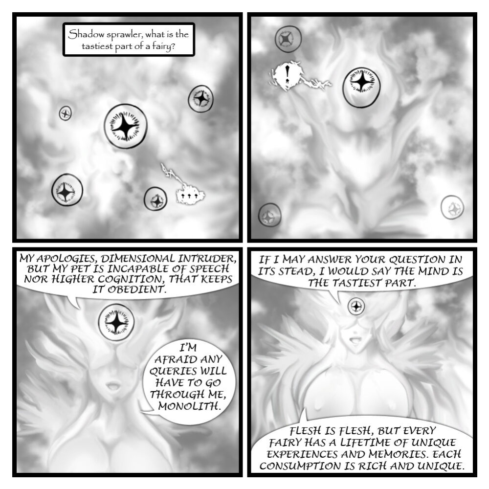 [Eldrik] Fairies vs Tentacles - Character Questions