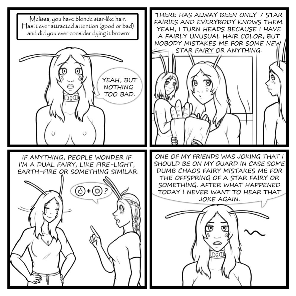 [Eldrik] Fairies vs Tentacles - Character Questions