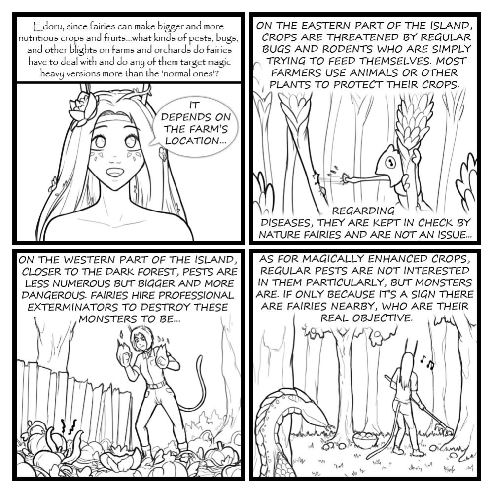 [Eldrik] Fairies vs Tentacles - Character Questions
