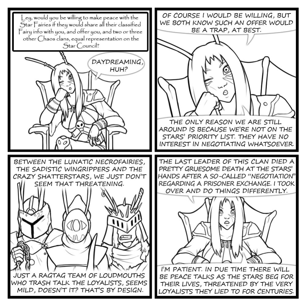 [Eldrik] Fairies vs Tentacles - Character Questions