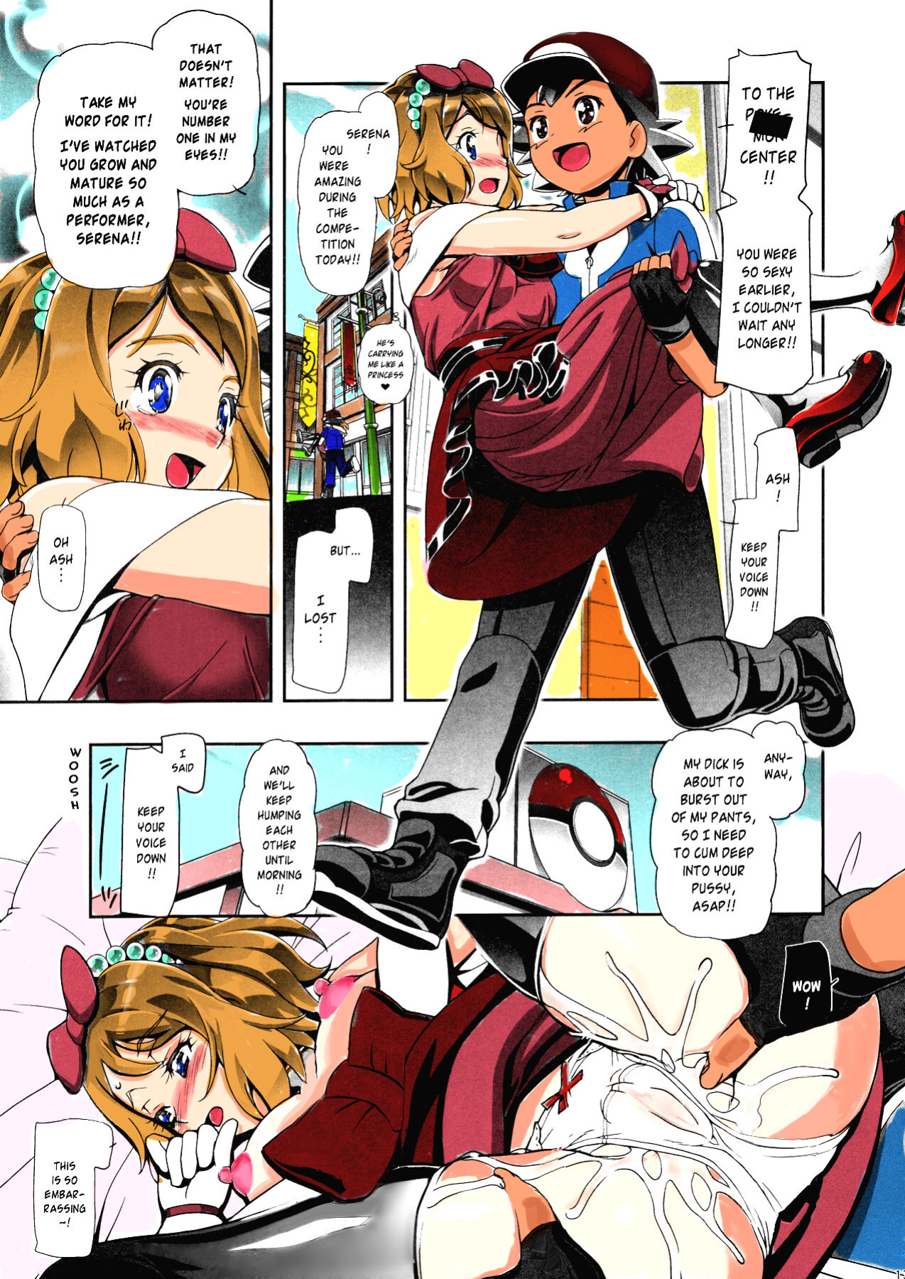 (C91) [Gambler Club (Kousaka Jun)] PM GALS Serena Final Stage (Pokémon) {risette translations} [Colorized] [Emabdz edit]