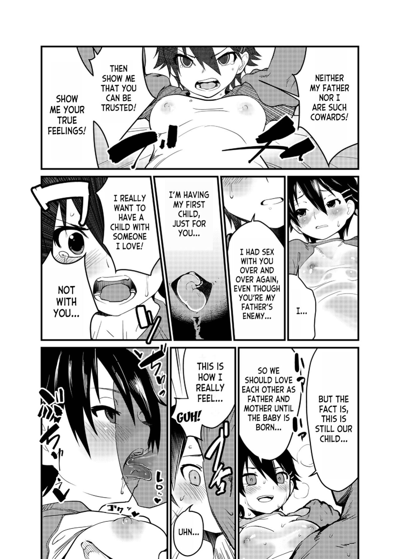 [Wanpaku Shoujo (2=8)] Boku ga Chichi no Kataki to Sex Suru Riyuu [desudesu]