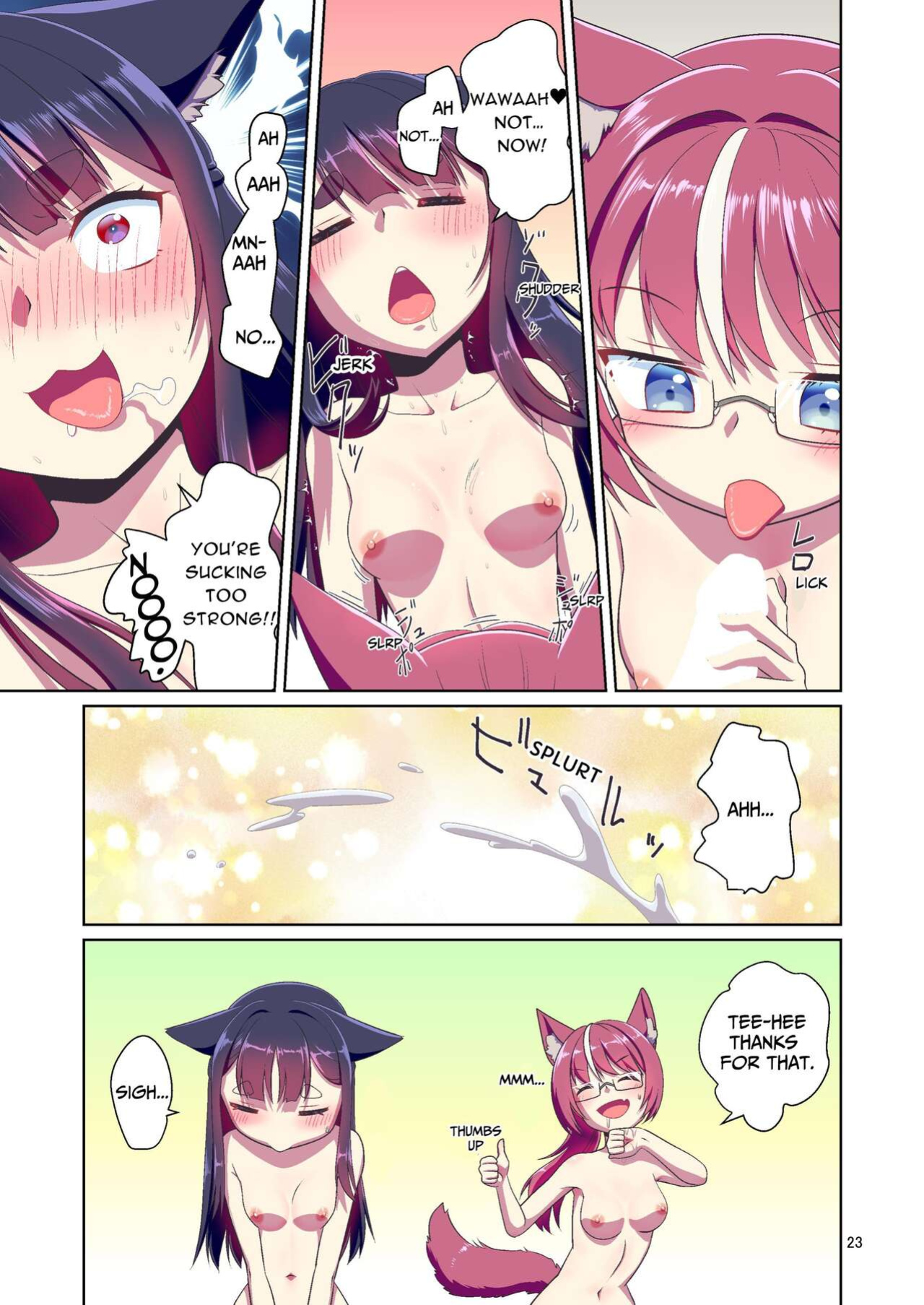 [Fumotonoya (Fumotono Mikoto)] Me ga Sametara Kemomimi Shoujo ni Natteita Ohanashi 2 | When I Awoke I Had Become An Animal Eared Girl 2 [sins]