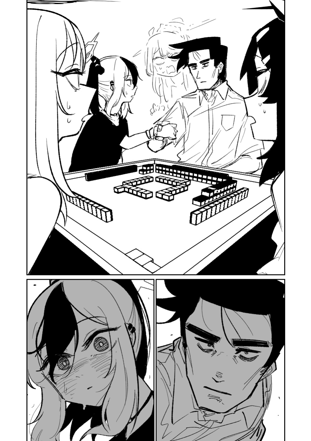 [Asahina Yoshitosi] Benriya 68 Datsui Mahjong Ichi ~Sankaisen~ (Blue Archive) [Cuddlebuns]