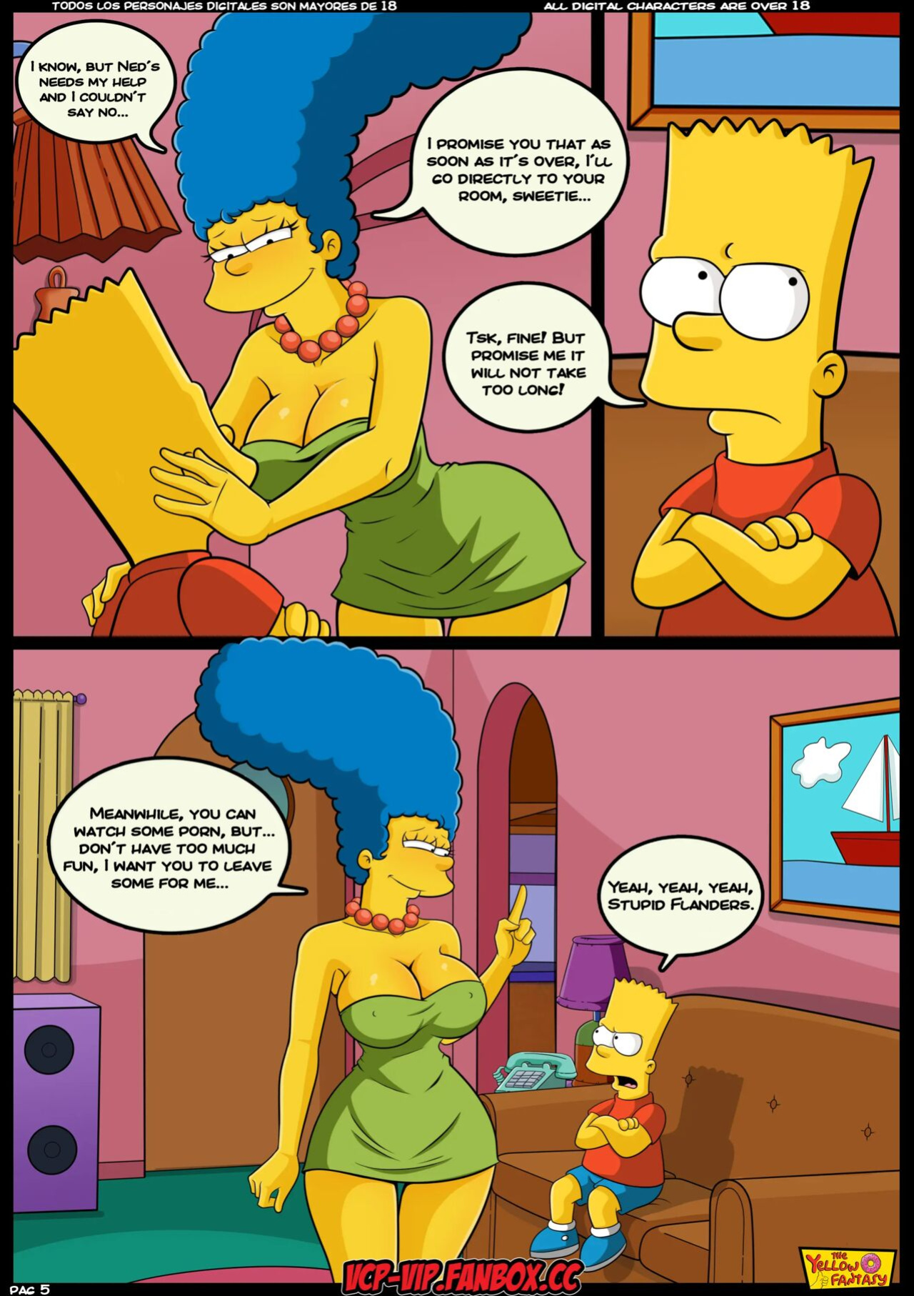 Croc] The Yellow Fantasy: Babysitting without Babysitting The Simpsons