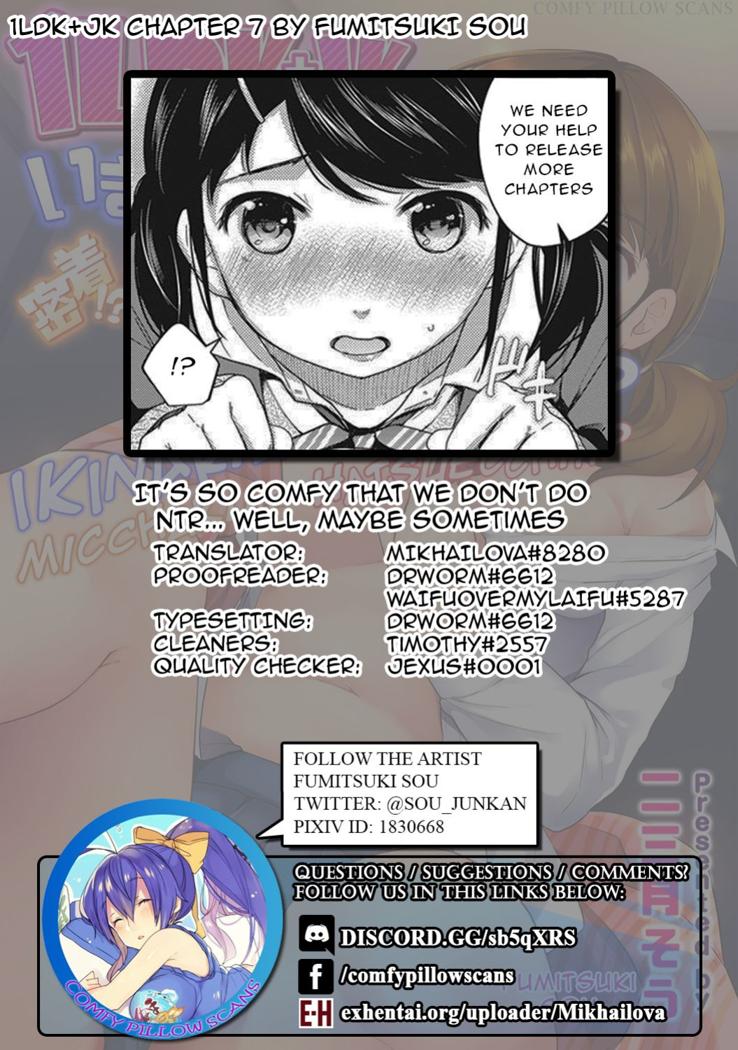 [Fumitsuki Sou] 1LDK+JK Ikinari Doukyo? Micchaku!? Hatsu Ecchi!!? Ch. 1-45 [Comfy Pillow Scans & 1 2 Translations]