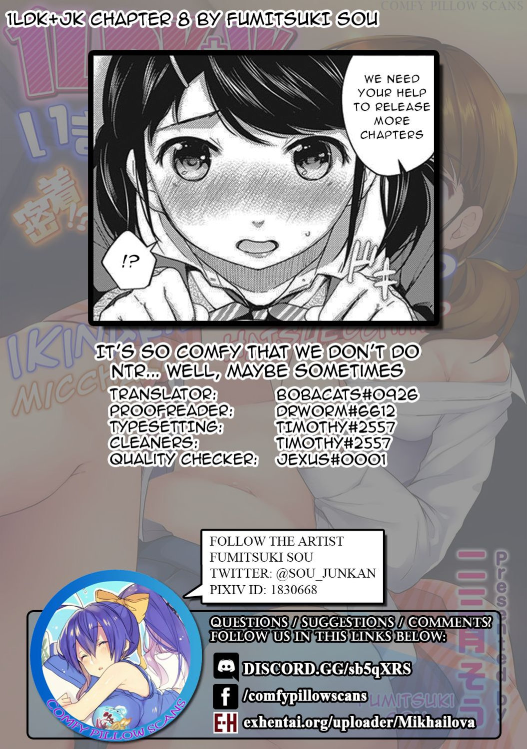 [Fumitsuki Sou] 1LDK+JK Ikinari Doukyo? Micchaku!? Hatsu Ecchi!!? Ch. 1-45 [Comfy Pillow Scans & 1 2 Translations]
