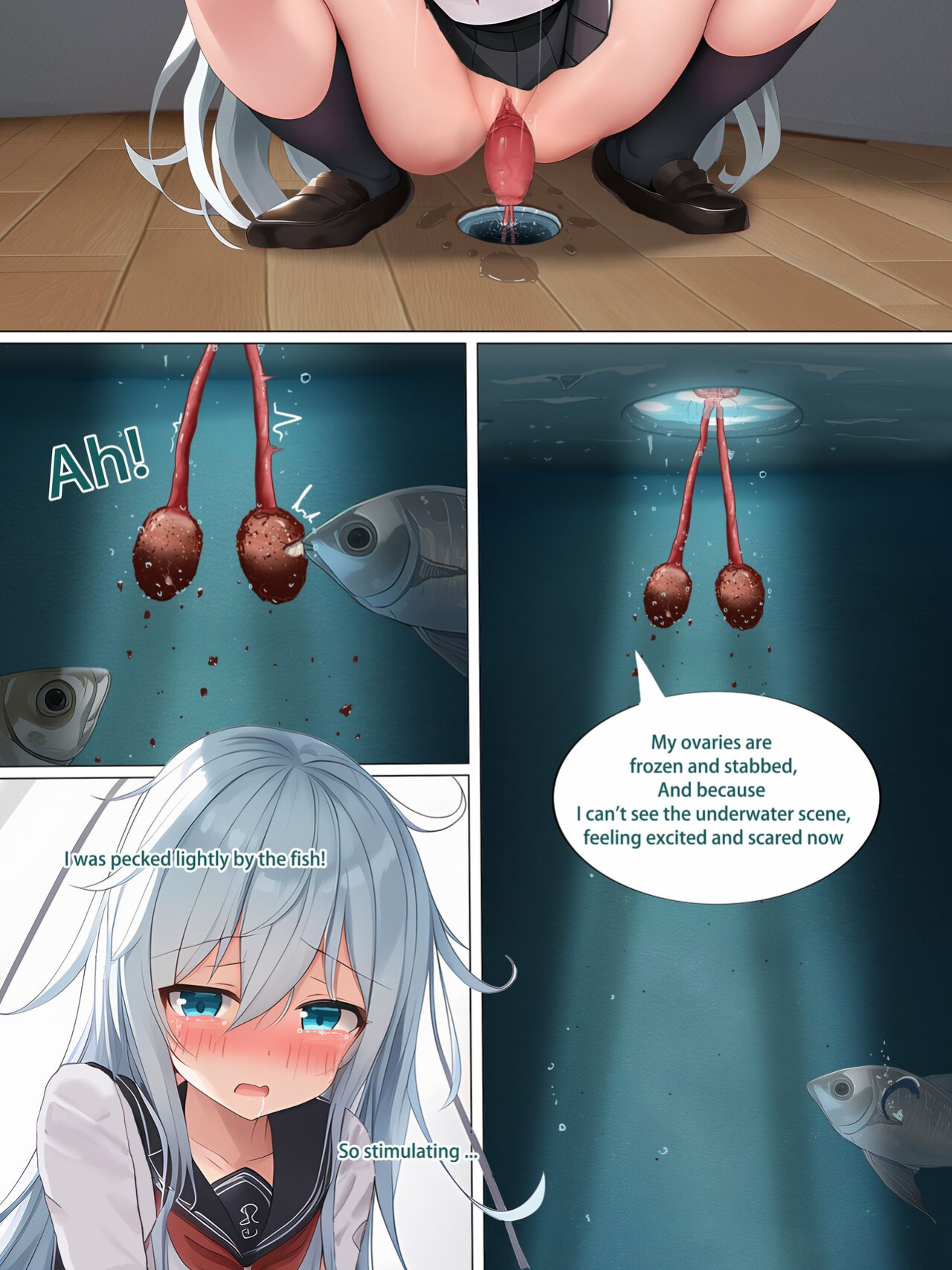 Pluma's ice-fishing